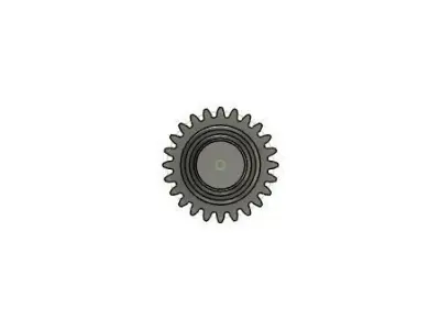  Shaft for two-step reducer 3D model