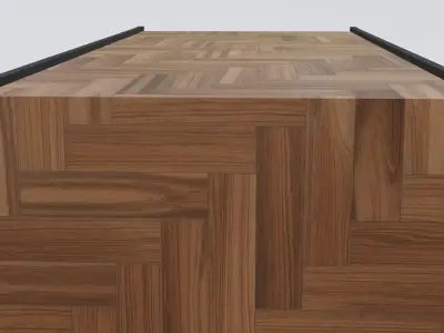 Modren table Low-poly 3D model