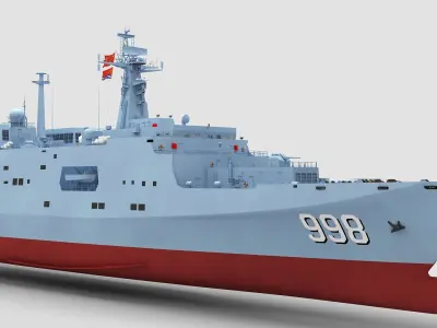 Chinese Navy Type 071 3D model