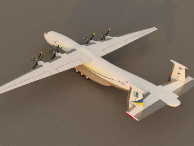 Antonov An-22 3D model