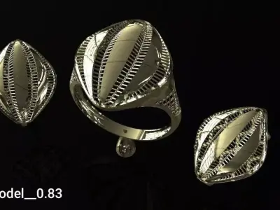 Trio sets 3D print model