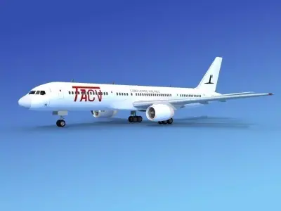 Boeing 757-200 Cabo Verde  3D model