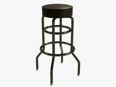 Retro&nbsp;&nbsp;Bar&nbsp;Stool Tall Chair 3D model