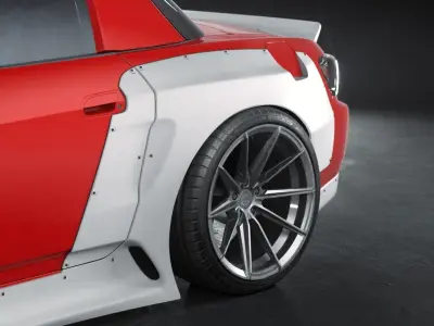 s2000 Pandem Bodykit 3D model