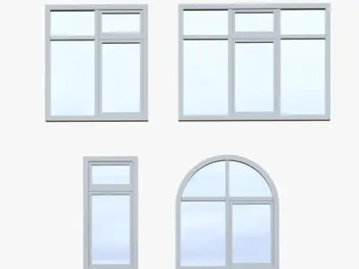 windovs Low-poly 3D model