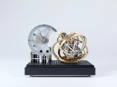 Tourbillon Clock DIY file CAD only for engineer Free 3D print model