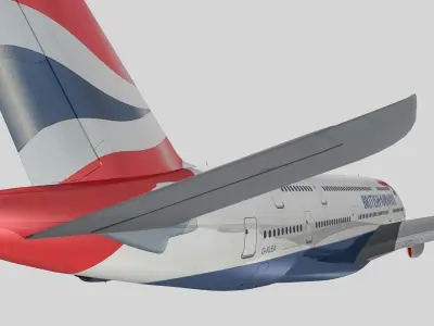 Airbus A-380 3D model