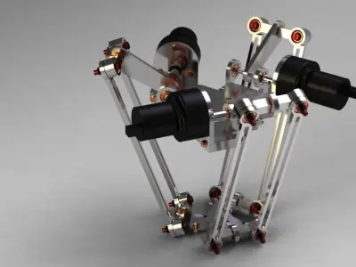 Delta Robot Free 3D model