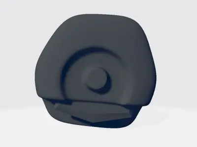 Military Head Component Low-poly 3D model