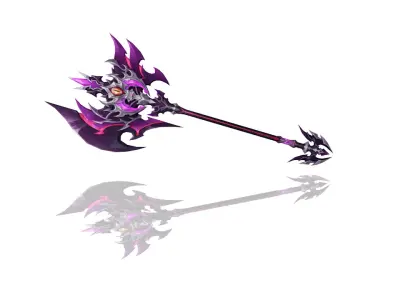 Succubus Axe Low-poly 3D model