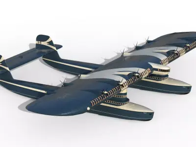 Transatlantic Flying Boat 3D model