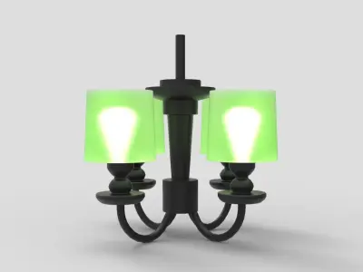 ceiling light Free low-poly 3D model
