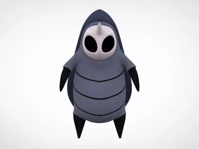 Single Clawed Husk Low-poly 3D model