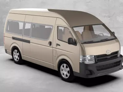 3dmodel toyota van Free 3D model