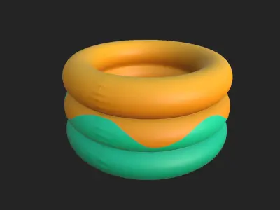 Inflatable Pool 3D model get
