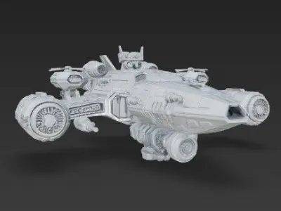 3D Printable Armada Bowbreaker Corvette 3D model