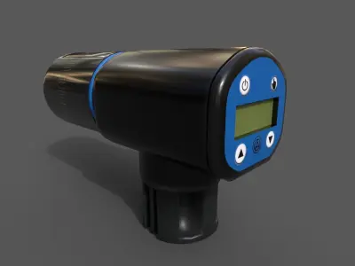 Automatic Fish Food Feeder low poly 3d model Low-poly 3D model