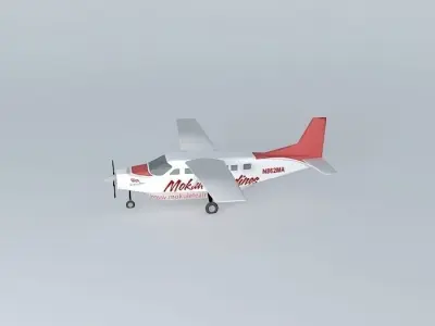 Mokulele Airlines Cessna Caravan C208B Free 3D model