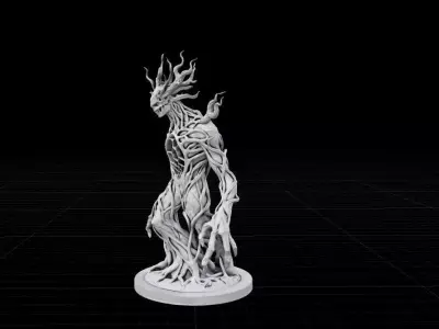 Eldritch Treant Ancient Forest Spirit Miniature for 3D Printing 3D print model