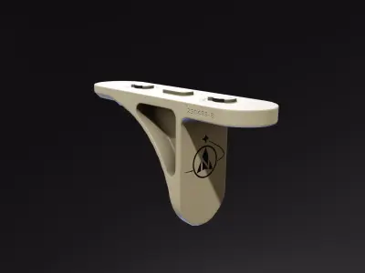 GripStop Attachment  Low-poly 3D model