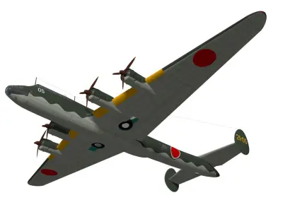 Nakajima G5N Shinzan Kai 3D model