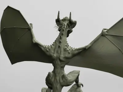 Dragon model statue 3D model