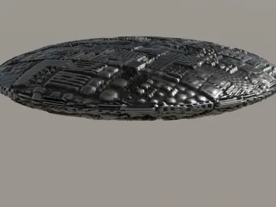 UFO 3D MODEL Low-poly 3D model
