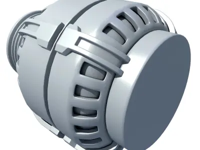 3D Alternator 08 3D model