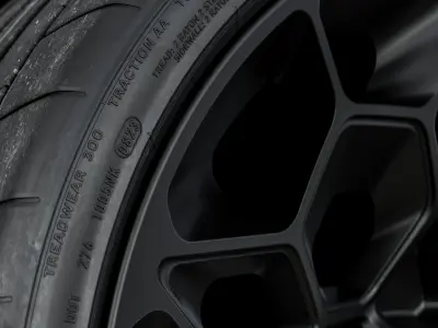 Bridgestone Potenza Sport 265 30 ZRF R21 3D model