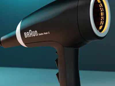 hair dryer concept 3D model