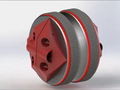 Modular Drone Free 3D model