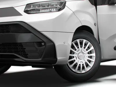 Toyota ProAce City Electric Van Tailgate HQ Interior 2024 3D model