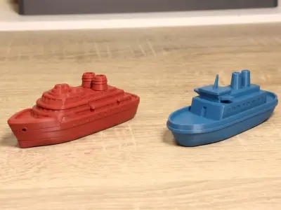Toy cruise ships 3D print model