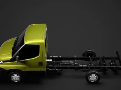 Iveco Daily Single Cab L2 Chassis 2014 3D model