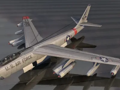 Boeing B-47E Stratojet 3D model