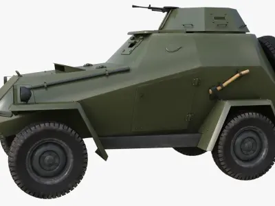 BA 64 Mental ray 3D model