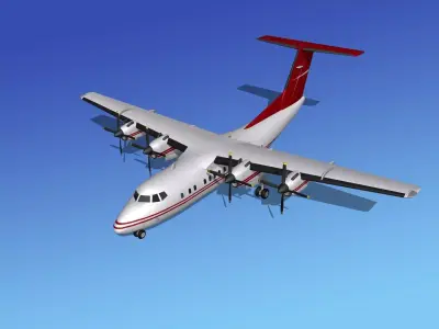 Dehavilland DHC-7 Corporate 4 3D model