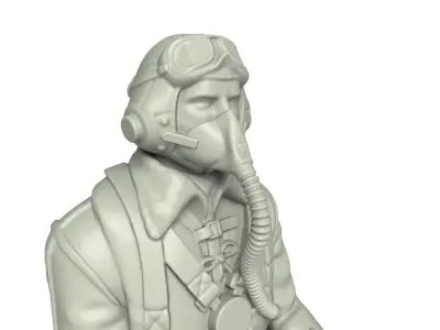 Pilot - RAF 3D print model