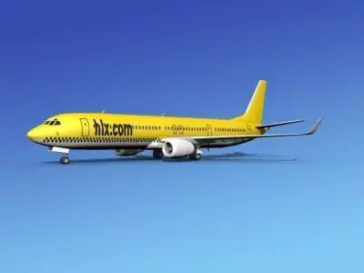 Boeing 737-900ER HLX 3D model