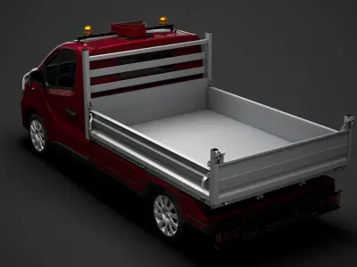 Renault Trafic Tipper 2018 3D model