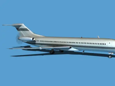 Boeing 7X7-2 Jet Fan V205 3D model