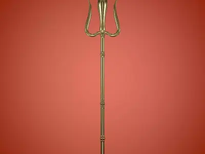 Trident - Trishulam Low-poly 3D model