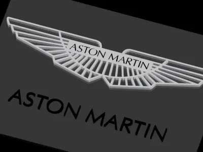 Aston Martin Logo Free 3D model