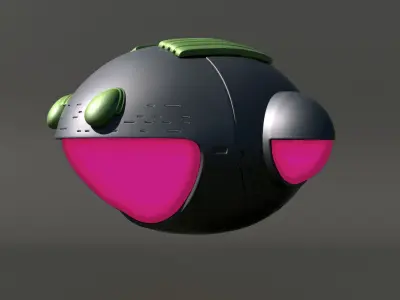 Heavy Metal Movie - Plutonium Crew Vessel  3D print model