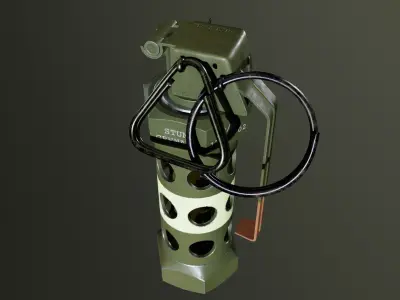 M84 - Flashbang grenade Low-poly 3D model