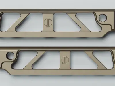 ST-6 Skeletonized Tube - Replica Low-poly 3D model