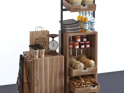 Crate Shelving Set 01 Part A 3D model