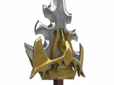 ice sword 3D model