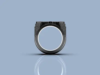 Green Lantern Batman Ring 3D print model