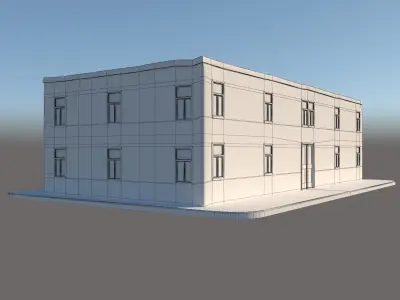 Old Structure v2 Low-poly 3D model